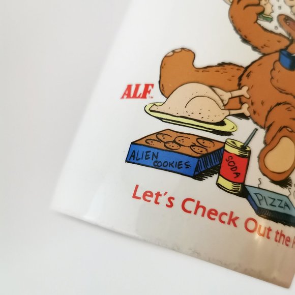 Alf Coffee Mug Funny Diet 1980s TV Show Character Russ Berrie Made in Korea - Picture 9 of 11